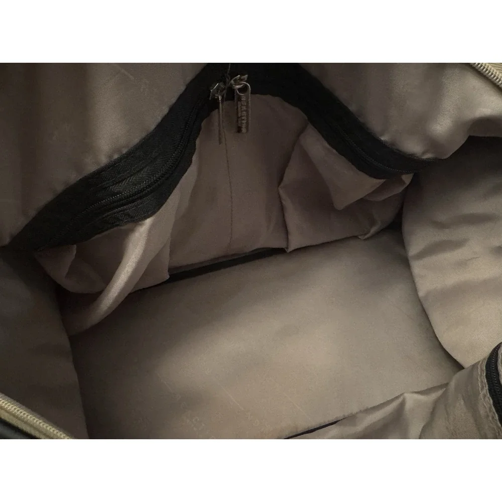 Kenneth‎ Cole Reaction Brown/Gold Monogram Weekend Duffle